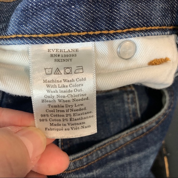 Everlane Men's The Skinny Fit Jeans 30x32 - Picture 7 of 7